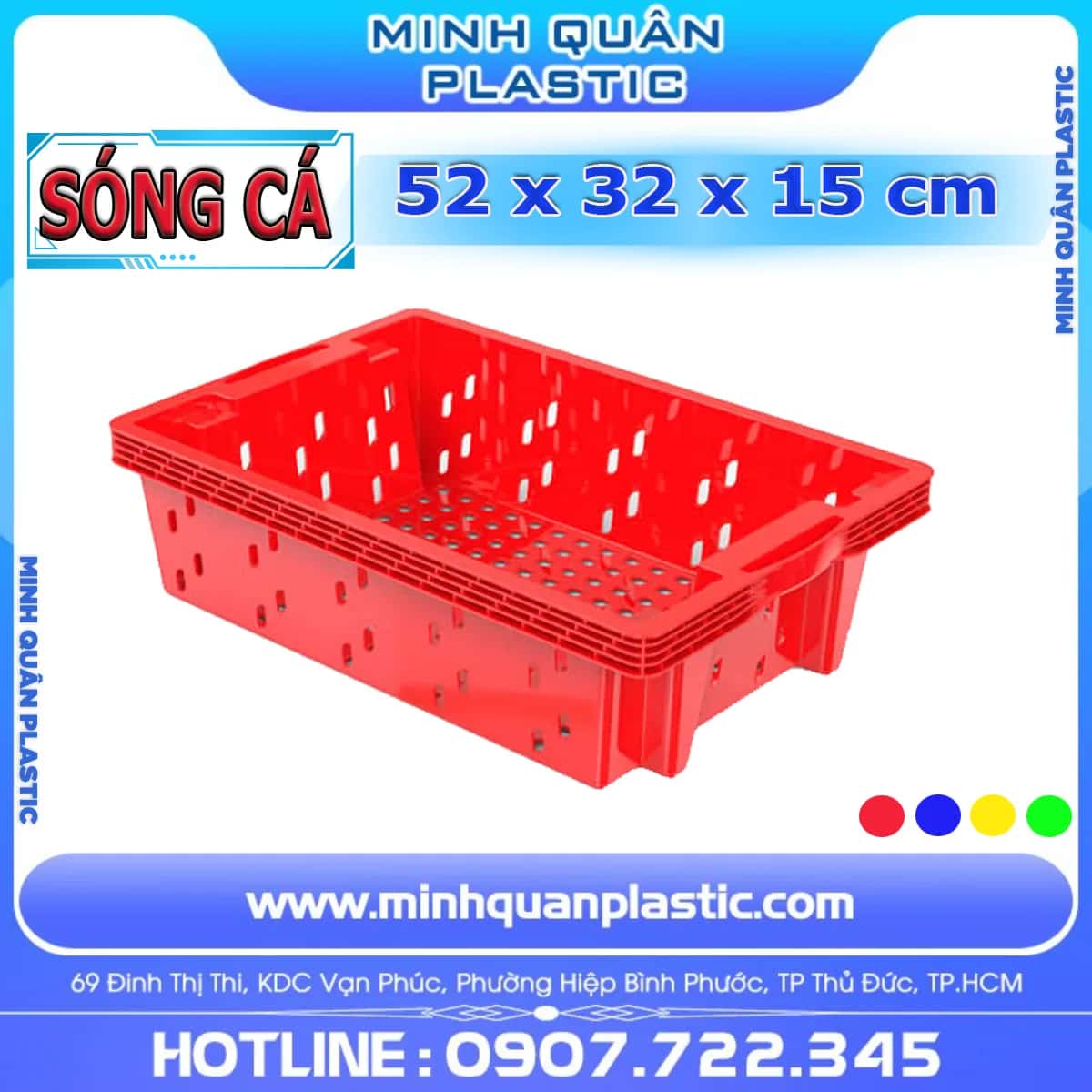 Sóng Nhựa Đựng Cá